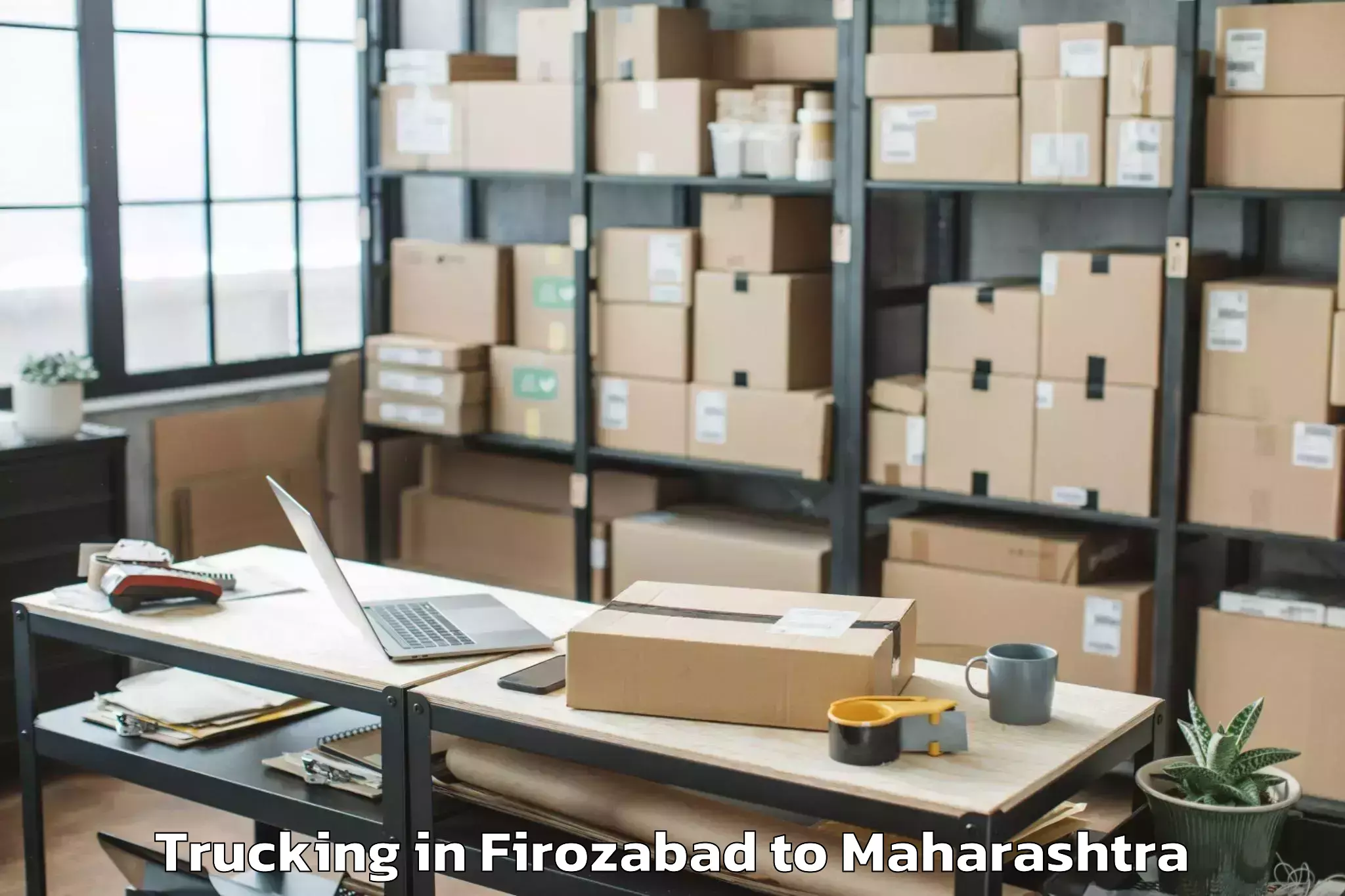 Expert Firozabad to Poladpur Trucking